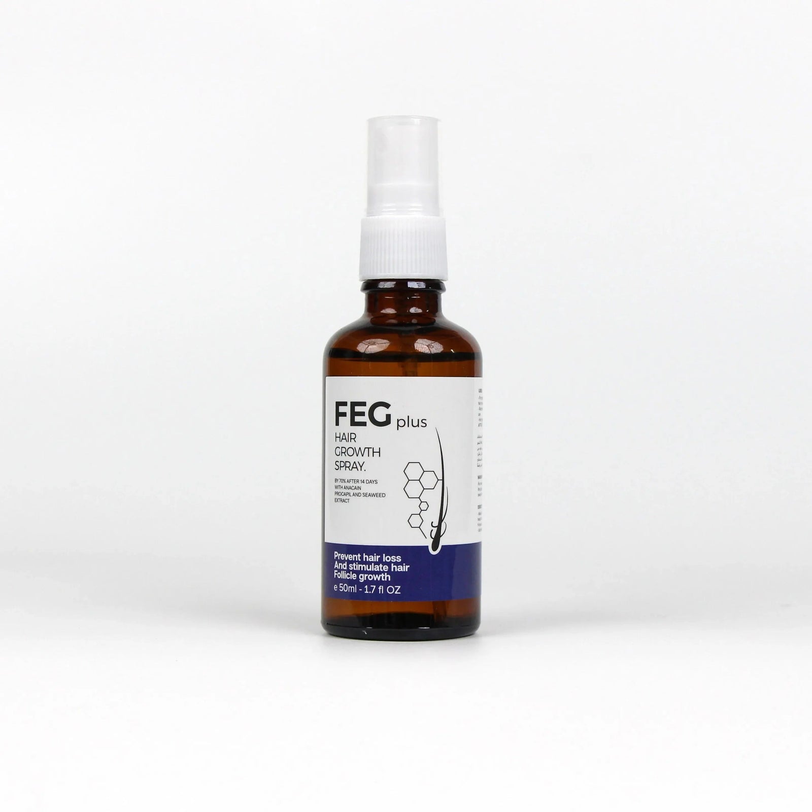 FEG Hair Growth Spray 1 Fl Oz Anti-Dandruff & Frizz Control